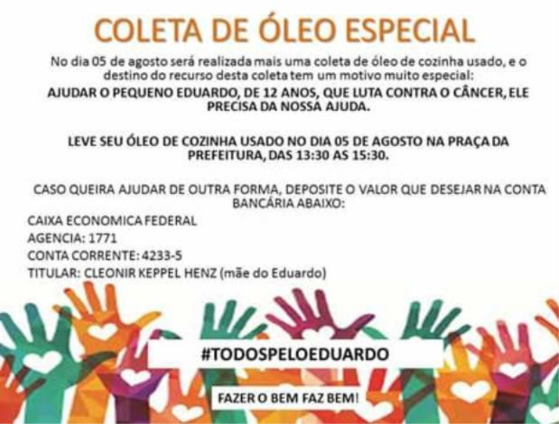 COLETA DE ÓLEO DE COZINHA